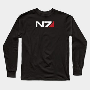 Mass Effect N7 Cracked Logo Long Sleeve T-Shirt